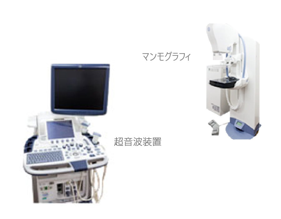 マンモグラフィ・超音波装置